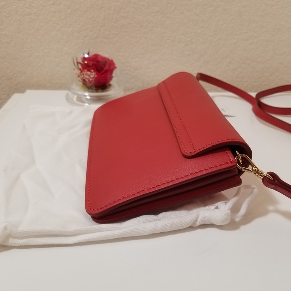 Chloe Drew Bijou Leather Clutch Red - Picture 7 of 8